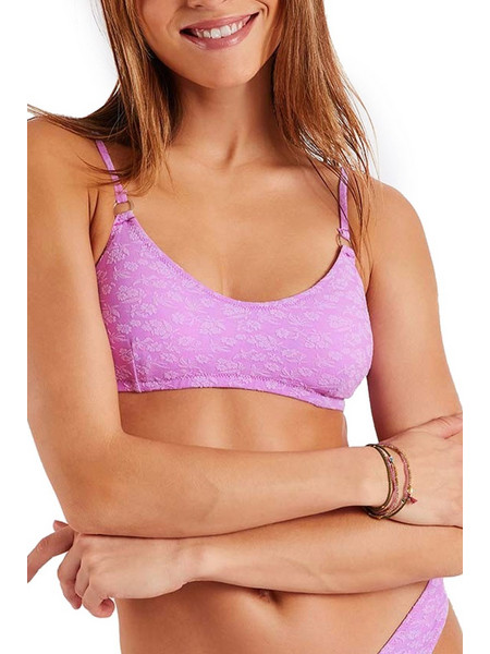 Banana Moon Bikini Top Μπουστάκι Μωβ WARO-PASTELROSE-JYD15