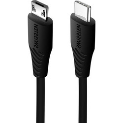 Καλώδιο φόρτισης USB-C / micro USB 1m μαύρο
