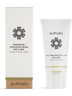 Euthalia Brightening Exfoliating Face & Body Balsam Φυτικό Peeling Προσώπου 100ml