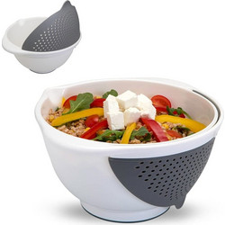 Μπολ και σουρωτήρι 2 σε 1 Drainbowl Metaltex