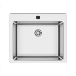 Excel Victoria CMS383 Νεροχύτης Inox Σατινέ 55x50.5cm