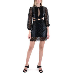 Lace Mini Φόρεμα για Γάμο / Βάπτιση Μαύρο M-8196