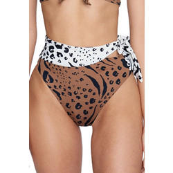 Hurley Bikini Brazil Animal Print Καφέ HB1145D-210