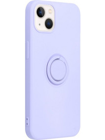 Senso Silicone Ring Back Cover Violet (iPhone 14 Plus)