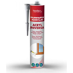NANOPHOS Ακρυλικός Στόκος Nanophos Surfafix Acryl Βαφόμενος 280ml Λευκό