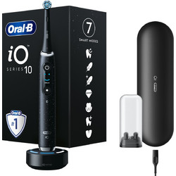Oral-B iO Series 10 Cosmic Black Ηλεκτρική Οδοντόβουρτσα με Χρονομετρητή Αισθητήρα Πίεσης & Θήκη Ταξιδίου