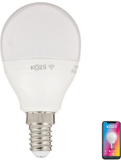 Xanlite Kozii Λαμπτηρας Led Smart Wifi και Bluetooth CCT RGB E14 P45 6W 400LM