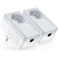 TP-Link TL-PA4010PKIT V3 Powerline Διπλό Kit για Ενσύρματη Σύνδεση με Θύρα Ethernet & Passthrough Πρίζα