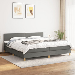 vidaXL Κρεβάτι Boxspring με Στρώμα 200x200cm 3140482