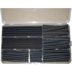 TIPA Heat shrinkable tube 1.5-13 mm, set of 140 pcs black