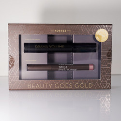 Korres Drama Volume Mascara + Liquid Eyeliner Pen 01 Black