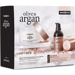 Macrovita Olive & Argan Multi-Effective Night Face Cream 50ml + Eye Cream 15ml