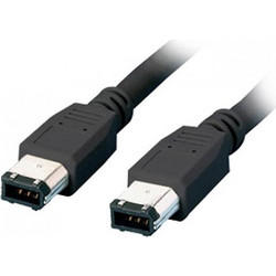 Καλώδιο MediaRange Firewire plug (6-pin)/Firewire plug (6-pin) 1.8M Black (MRCS122)