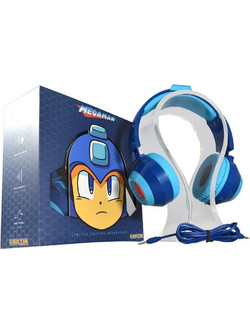 EMiO Mega Man Ενσύρματα & Ασύρματα Bluetooth Παιδικά Ακουστικά On Ear Μπλε