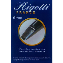 Προστατευτικά Αυτοκόλλητα Επιστομίου Rigotti Διάφανο 0,35mm Large (5 τμχ)