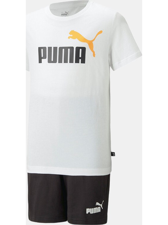 Puma Short Jersey Παιδικό Σετ Φόρμας 847310-57 Puma White-Puma Black