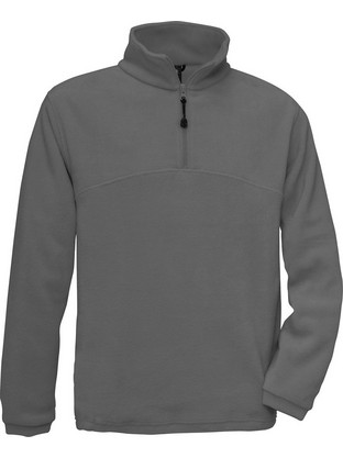 B & C Highlander Ανδρική Ζακέτα Fleece 1/4 Φερμουάρ Charcoal
