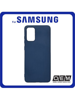 Θήκη Πλάτης - Back Cover, Silicone Σιλικόνη Solid TPU Navy Blue Μπλε For Samsung S20 Plus