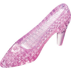 Puzzle 3D Crystal Puzzle Pink Glass Shoe 44 Κομμάτια