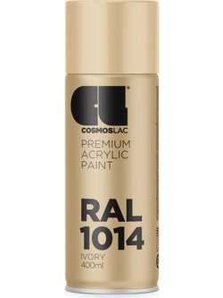 Cosmoslac Premium Acrylic Paint Σπρέι Βαφής Ivory RAL1014 Gloss 400ml
