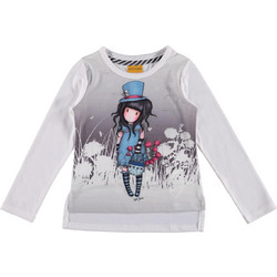 Santoro Gorjuss Παιδικό T-Shirt Μακρυμάνικο Λευκό T153GGFL002-900
