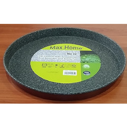 Max Home SK00100130 Στρογγυλό Ταψί Φούρνου Αλουμινίου Επίστρωση Πέτρας 30cm