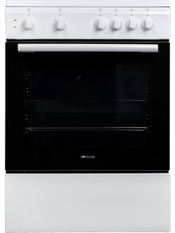 Davoline DAE 600 WH Κουζίνα Ηλεκτρική 72lt με Εμαγιέ Εστίες 60cm