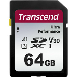 Transcend 340S SDXC 64GB Class 10 U3 V30 UHS-I A2