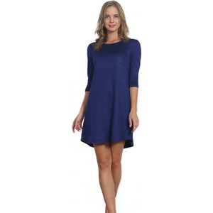 Vienetta Secret Γυναικείο Νυχτικό Καλοκαιρινό Navy Μπλε 804212 Vienetta Secret Γυναικείο Νυχτικό Καλοκαιρινό Navy Μπλε 804212