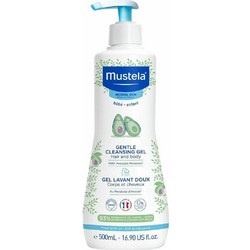 Mustela Gentle Βρεφικό Gel Καθαρισμού Αβοκάντο με Αντλία 750ml