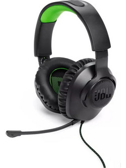 JBL Quantum 100X Gaming Headset Over Ear Black Green