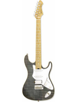 Aria Pro II 714-MK2 Ηλεκτρική Κιθάρα ST Style με HSS Μαγνήτες και Ταστιέρα Maple Black Diamond