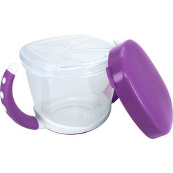 NUK Easy Learning Snack Box Από 3 Ετών - Μωβ