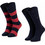 Tommy Hilfiger Ανδρικές Κάλτσες Ψηλές Navy Μπλε 2Pack 342021001-085