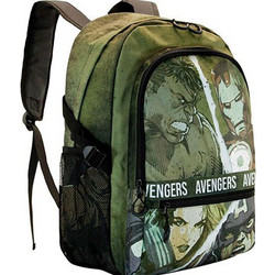 Karactermania Marvel Avengers Shout Σχολική Τσάντα Πλάτης Δημοτικού Πράσινη 30cm 03352