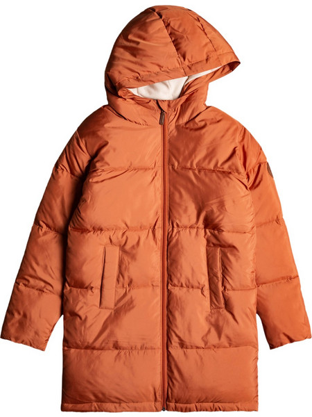 Roxy Παιδικό Μπουφάν Χειμωνιάτικο Puffer Πορτοκαλί ERGJK03109-CNS0