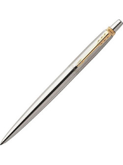 Parker Jotter Stainless Steel Gold Στυλό Διαρκείας 1171.1203.09