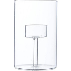 Bougies La Francaise Γυάλινο Κηροπήγιο Votive Διάφανο 15cm