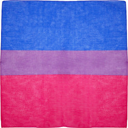 Bisexual Flag Cotton Bandanas 53cm x 53cm