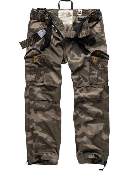 Surplus Ανδρικό Παντελόνι Cargo Joggers Κανονική Εφαρμογή Χακί 05-3597-42