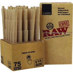 RAW Classic Cone PreRolled Basic - Κώνος Προτυλιγμένος - 75τεμ. - 1 1/4