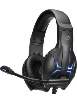 HP DHE-8001 Gaming Headset Over Ear Black Blue