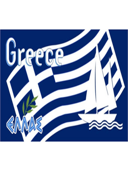 Πετσέτα Κουζίνας Υφασμάτινη σημαία Ελλάδα 40x40cm TOW40X40-13 - Tns