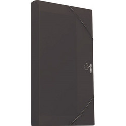 Typotrust Μαύρο Κουτί με λάστιχο 25x35 ράχη 5cm