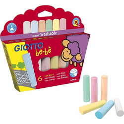 ΚΙΜΩΛΙΕΣ ΧΟΝΤΡΕΣ ΧΡΩΜΑΤΙΣΤΕΣ GIOTTO BEBE ΣΕΤ 6 ΤΕΜΑΧΙΩΝ
