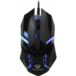 Meetion MT-M371 Ενσύρματο Gaming Ποντίκι RGB 1600 DPI Black