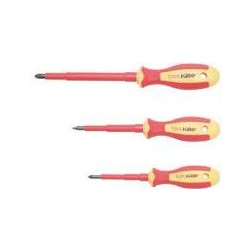 Κατσαβίδι VDE 1000V HOBO PZ 3x150 04003 C1 με μαγνητική μύτη και μαύρο φινίρισμα - 732-000400310