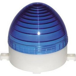 Φανός στατικός (flasher) LED LTE5072 10W 12V DC μπλε 103x53mm - 035-013074012