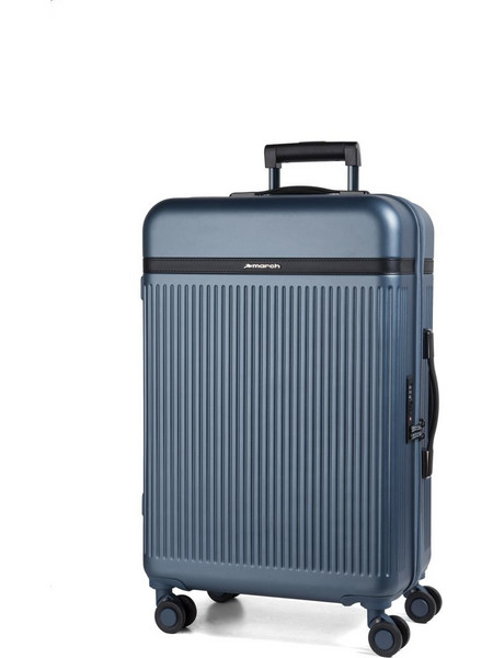 March Brenner M444-54-63 Βαλίτσα Μεσαία 69x44x24cm με 4 Ρόδες Μπλε