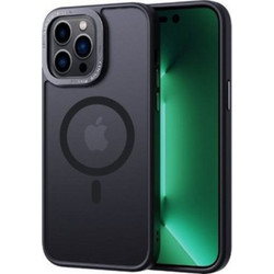 COMMA JOY ELEGANT METAL FRAME ANTI-SHOCK CASE IPHONE 14 PLUS - GRAY